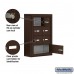 Salsbury Cell Phone Storage Locker - 4 Door High Unit (5 Inch Deep Compartments) - 6 A Doors and 1 B Door - Bronze - Surface Mounted - Master Keyed Locks
